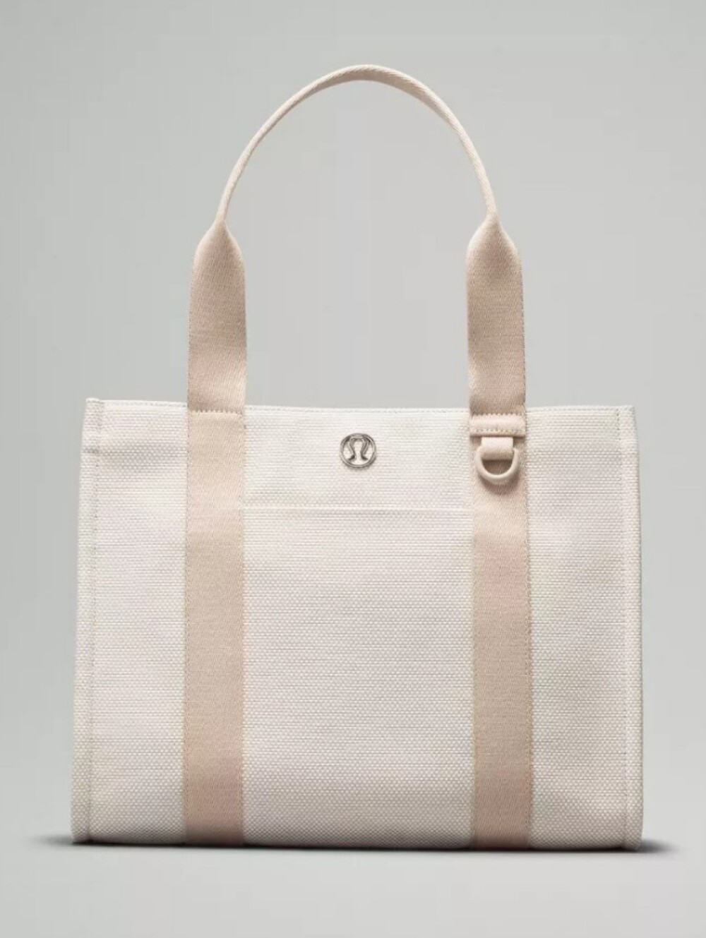 Lululemon Two-Tone Canvas Tote Bag 10L in Like New Condition ... Mojave Tan - Picture 1 of 13